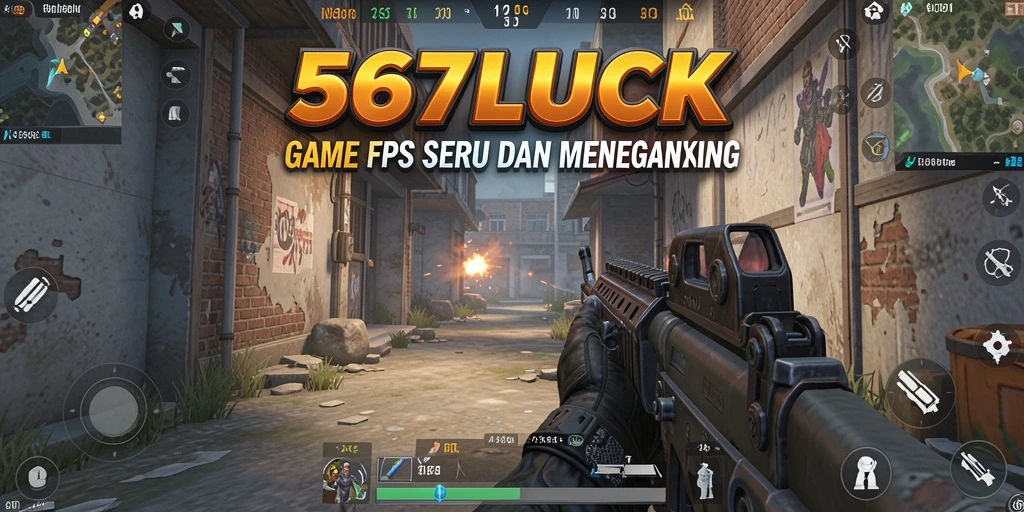 Screenshot gameplay <strong>567LUCK</strong> menunjukkan aksi tembak-menembak yang mendebarkan.