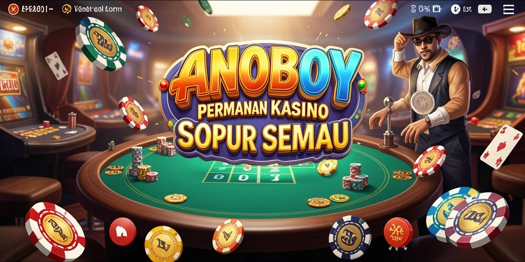 Tampilan gameplay Kasino yang menarik dari ANOBOY.