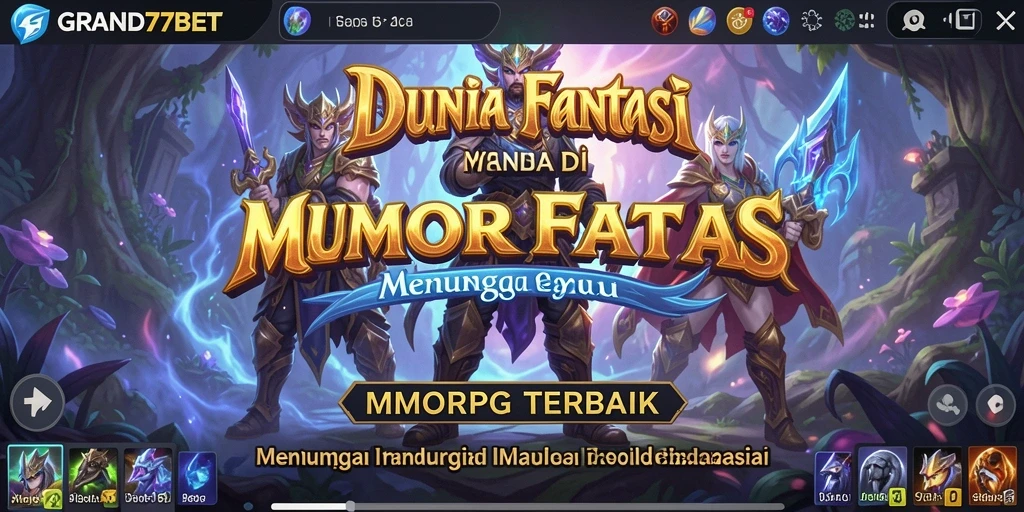 Gameplay seru di dunia fantasi GRAND77BET yang penuh petualangan.