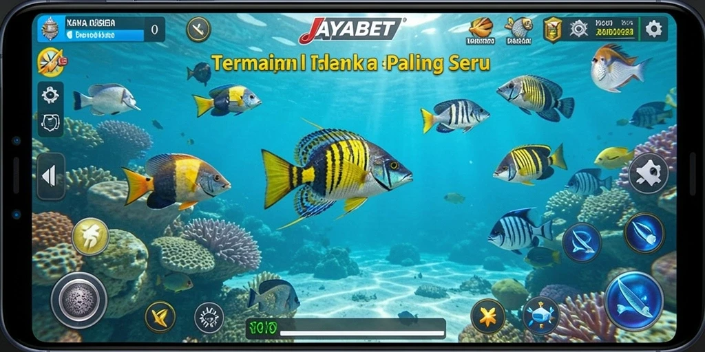 Tampilan gameplay seru JAYABET dalam bermain Tembak Ikan.