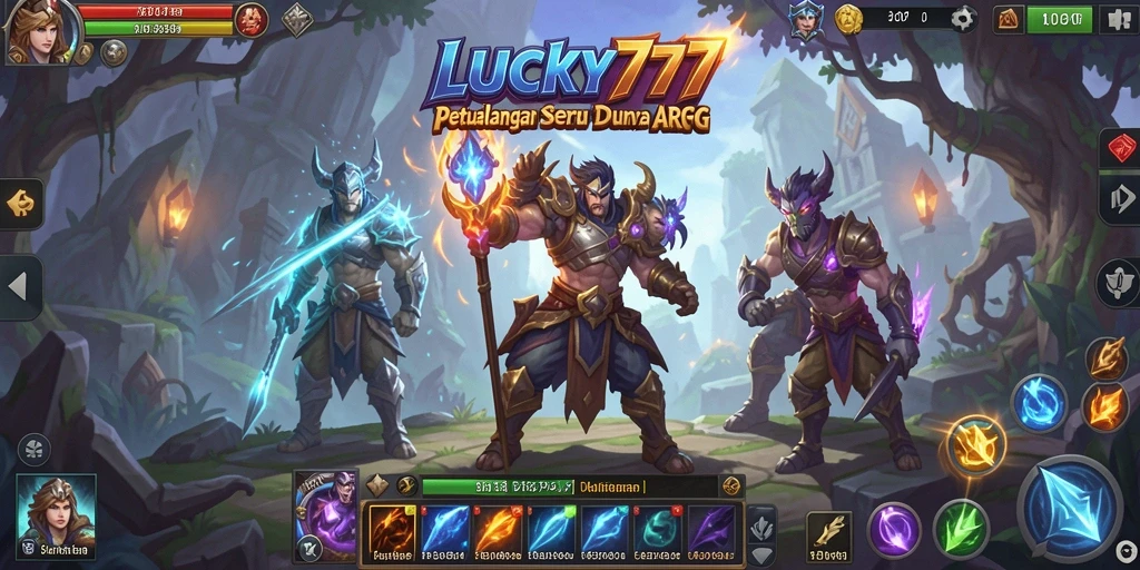 Tampilan gameplay seru dalam dunia ARPG yang menakjubkan.