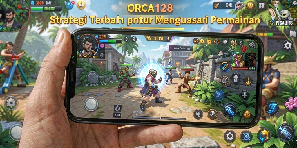 Gameplay menegangkan dalam ORCA128 dengan strategi yang mendalam.