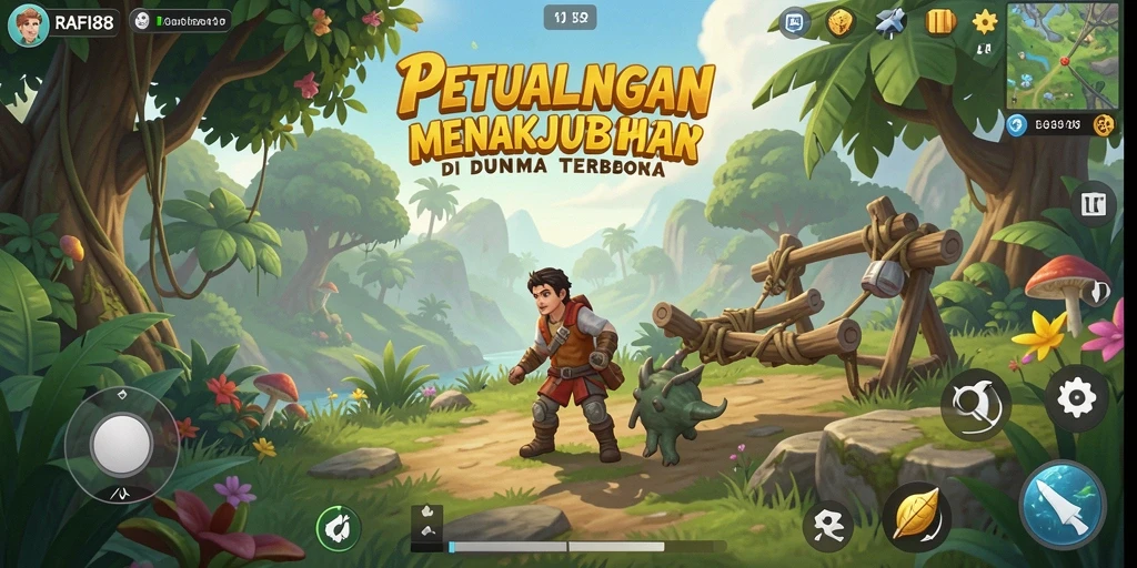 Tampilan gameplay menakjubkan di dunia terbuka RAFI88.