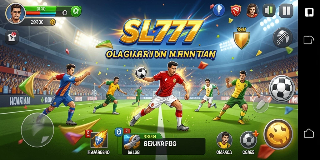 Tampilan gameplay SL777 yang menegangkan dalam pertandingan olahraga.