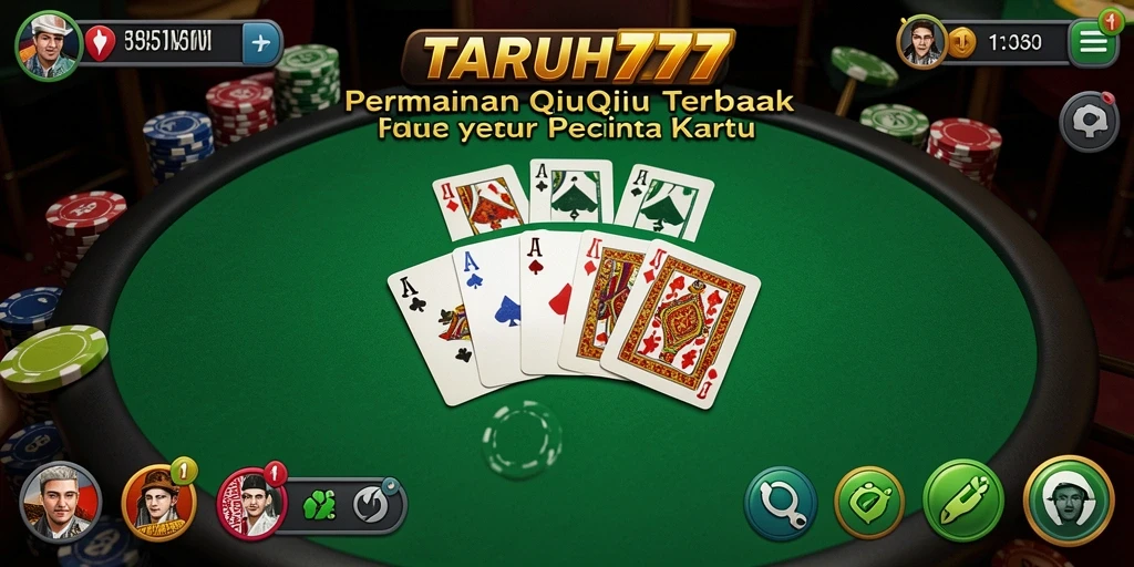 Tampilan gameplay QiuQiu yang seru dan menantang.